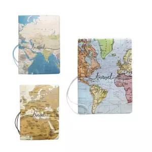 세계지도 여권케이스 해외여행 지갑 커버 SW32001 유럽여행 신여권 비행기표 자격증보관함