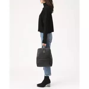 [정품] 닥스 ACC [CARLISLE] 블랙 칼라일 가죽 백팩 DCBA6E369 {균일가 딜}