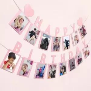 셀프백일상 생일 사진 프레임 배너