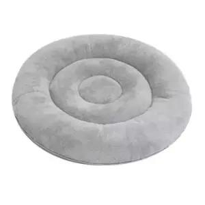 [반려] 1P 쿠션 베드 방석 그레이 원형 홀드 강아지 대형