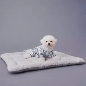 [반려] 양면 그레이 방석 강아지 베드 쿠션 극세사 1P 대형