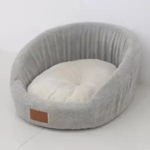 [반려] 방석 휴식 1P 원형 쿠션 퓨터그레이 강아지 포근한