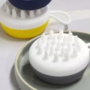 [반려] 마사지 실리콘 샴푸 브러쉬 목욕 애완견 강아지 샤워