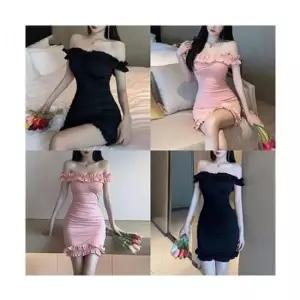 쉬폰 하객 원피스 봄 섹시원피스 클럽룩 여름 홈웨어