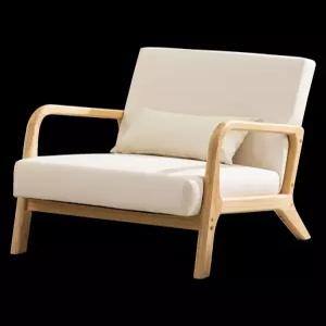 1인용의자 캐주얼 심플 모던 의자 리클라이너 베란다 소파 원목 거실 1인 북유럽 거실쇼파