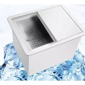 이동식 아이스빈 업소용 커피숍 매장 캐리어 스텐 내경30X40X30cm