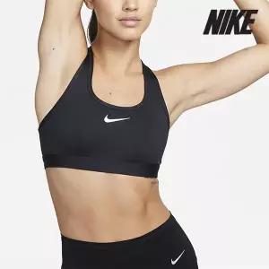 [하프클럽/나이키]나이키 브라 /g4- DX6822-010 / 스우시 미디엄 서포트 패드 스포츠 브라