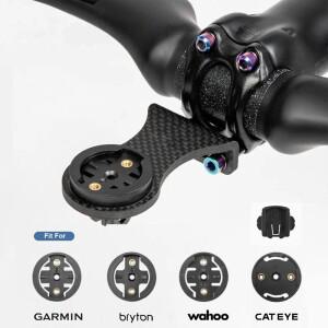 카본 가민 호환 자전거 마운트 브라이튼 와후 액세서리 지원 GPS 속도계 컴퓨터