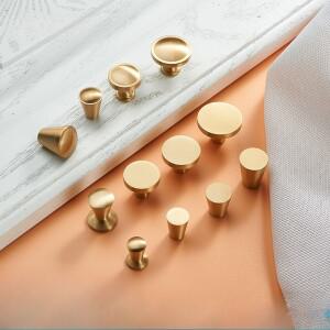 가구 현대 호환적인 단단한 황동 손잡이 서랍을 황금 옷장 책장 신발 캐비닛