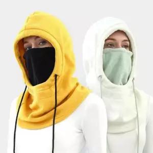 여자 자전거 바라클라바 겨울 방한 코디 후드 워머