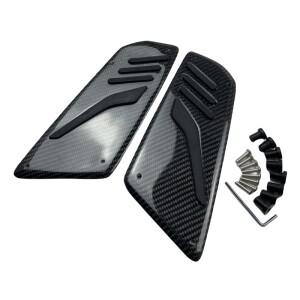 [호환품]YAMAHA Tmax 530 SX DX 2012 - 560 Tech Max 용 실제 탄소 섬유 앞 발판 단계 페달