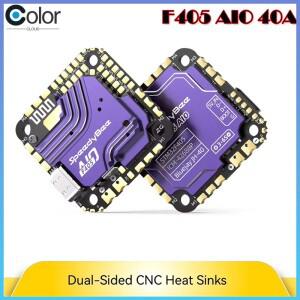 스피디비 F405 AIO 40A 블루제이 25.5x25.5 비행 컨트롤러 (ICM-42688 자이로 SPA06-003 기압계 포함) RC F
