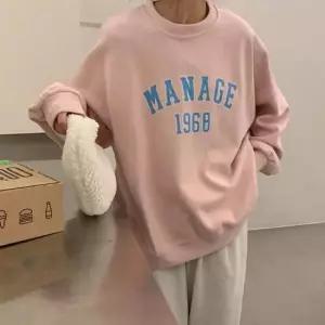 [옷은날개] 레터링 오버핏 탄탄한 레이어드 맨투맨