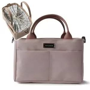 [반려] 1P 투톤핑크 유모차 가방 외출 강아지 크로스백 보조