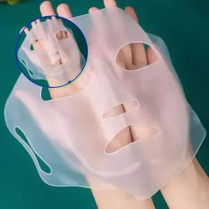 쌍문상회 지금 필요한 반영구팩 있는 마스크팩 실리콘 얼굴커버 반복사용 스킨케어 보호용품