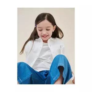 [국내매장판] 빈폴 키즈 오버핏 시어 셔츠 화이트 (BI5364U021) BI5364U021 251542