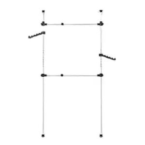 [라일리생활건강] Rly 38mm 고정식 2단 행거 의류행거 수납행거