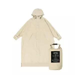 [라일리여성의류] Rly 일본 정품 남녀공용 레인코트 파우치 세트(베이지
