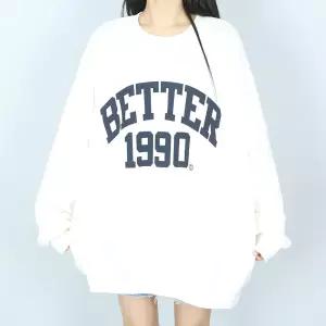 [파라노말샵](박스티) 버터 라운드 오버핏 맨투맨 (파라노말샵)