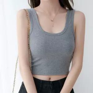 [라일리여성의류] Rly 유넥 크롭 나시티 나시 민소매 티셔츠