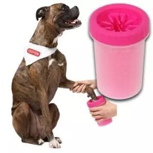 [반려] 핑크 강아지 산책 발씻기 간편 1P 발세척기 S 세정