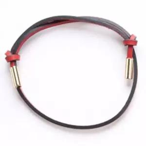 [반려] 가죽 1P 목걸이 통기성 강아지 길이조절 가벼운 M