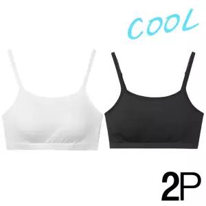 [보리보리/마이핏]여자 노와이어 브라 편한 일체형 여름 브래지어 2P 스포츠
