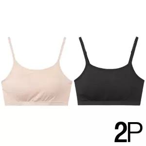 [보리보리/마이핏]쥬니어 여름 쿨브라 캡내장 노와이어브라 스포츠 브라 2P