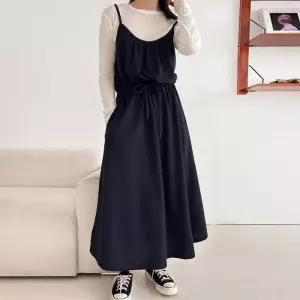 빅사이즈 603 여신무드끈나시원피스 DARX150