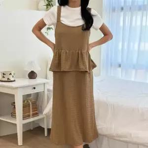 빅사이즈 603 뷔스티에끈나시원피스 DYPX483