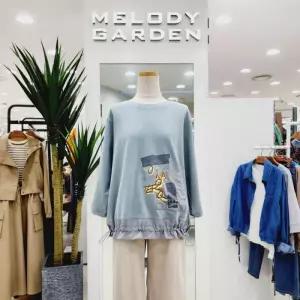 [멜로디가든]테라 티셔츠 (M4F8T105 블루)_CA