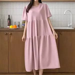 [하프클럽/]빅사이즈 603 달링이단티어드원피스 DARX481