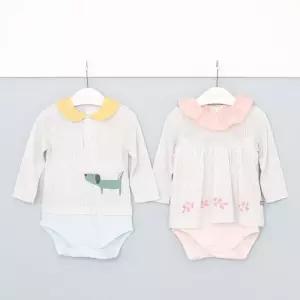 [달퐁]큐비앤맘 밤부 쥬디카라 싱글 바디슈트