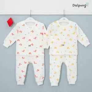 [달퐁]달퐁 트라이여우 보온 내의 실내복 아기실내복 아기내복