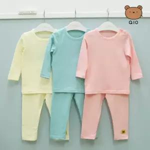 [달퐁]큐텐 심플긴팔 내의 실내복 아기실내복 아기내복