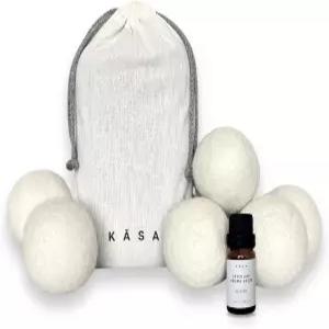 프리미엄 울 드라이어 볼 XL 100 뉴질랜드산 6종 세트 천연 섬유 유연제 재사용 가능 정전기 방지 건조