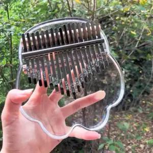 키미 칼림바 투명 아크릴 홀로그램 지바 입문용 엄지피아노 악기