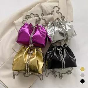 [콩심팥심]엔젤릭 체인 미니 복조리 가방 LM-0063