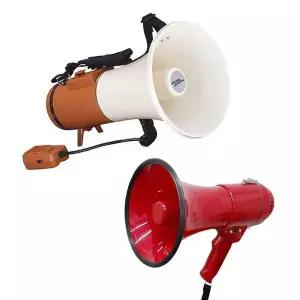 행사 휴대용 메가폰 응원 비상용 확성기 마이크