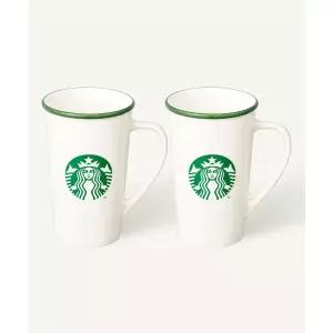 STARBUCKS 스타벅스 커피 티 텀블러 시그니처 그린 사이렌 머그 473ml 2P 세트 625581