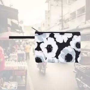 태국 나라야 면 클러치 플라워