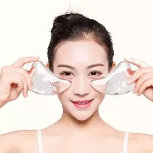 특대형 14cm 투명 괄사 페이스 바디 얼굴 리프팅 마사지 도구 꽈샤