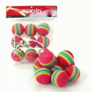 [골드스마일]레인보우 스폰지볼 1팩 9개입