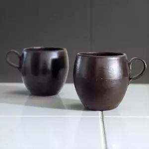 옹기 머그잔 쌍화차 항아리 그릇 한방차 쌍화찻잔 컵 찻잔