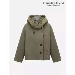 써스데이아일랜드Thursday Island 패딩후드 핸드메이드 코트T238MCT237W2356654