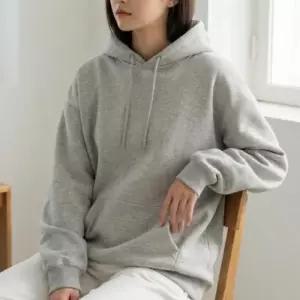 [라일리의류] Rly 여성 후드티 캐주얼 무지 상의 기모 긴팔 티셔츠