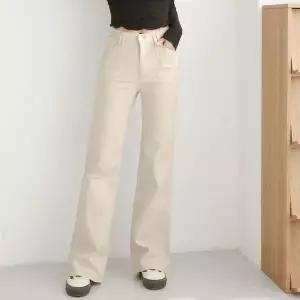 [하프클럽/]여자 빅사이즈 속밴딩 슬림핏 부츠컷 포켓 스판 바지