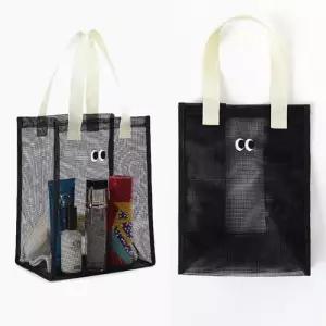 [라일리] Rly 피크닉휴양지 매쉬비치가방 여름백 블랙