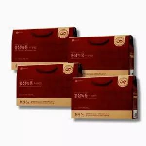 종근당건강 홍삼 녹용 프리미엄 선물세트 30포 3+1세트 (총 4세트)