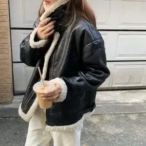 [JHQRMEFE_4B]양털 오버핏 여성 무스탕 44 55 66 77 외투 (27095353A)